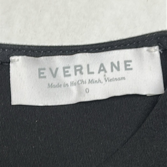 EVERLANE THE FORM MINI DRESS BACK ZIP CLOSURE BODY HUGGING FOT SIZE 0 - Picture 10 of 16